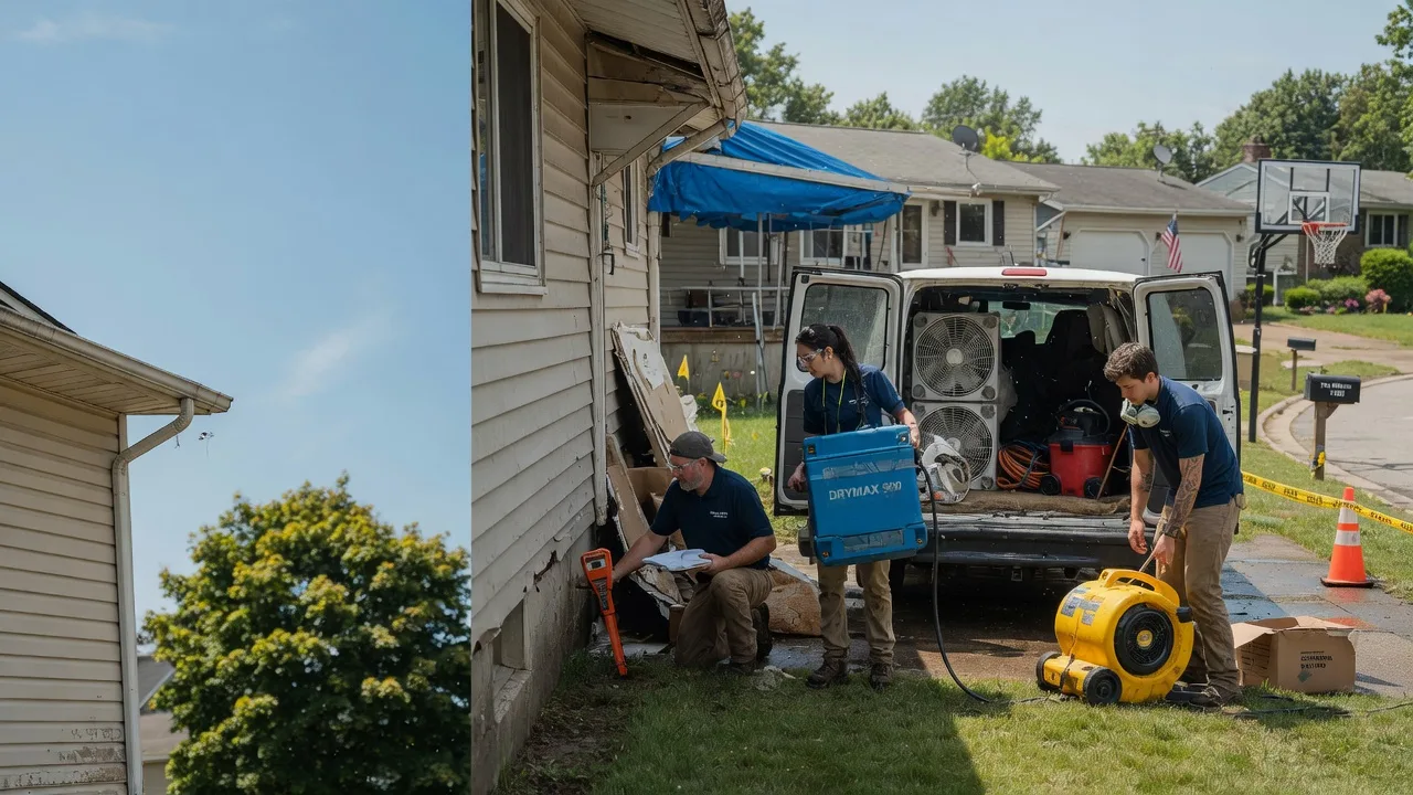 Ceiling Leak Cleanup in Elton, WI near me